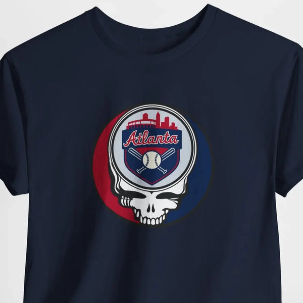Grateful Dead - Atlanta Braves Grateful Dead Steal Your Face T-Shirt - MLB - StealieShop